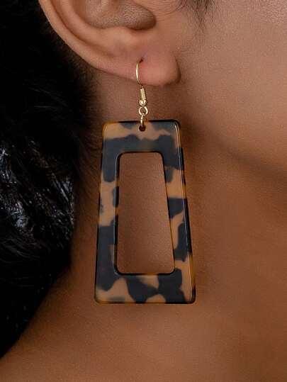 Geometric Summer Earrings Fun Colorful Vacation Style - So Real Fashion