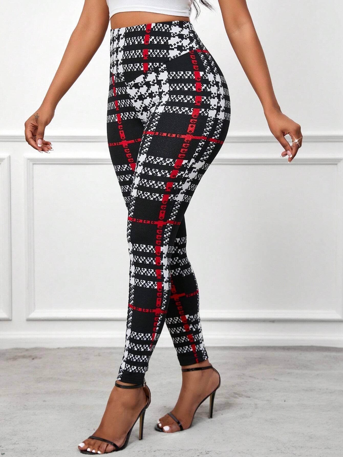 Plaid Leggings Chic Comfort Effortless Style - So Real Fashion