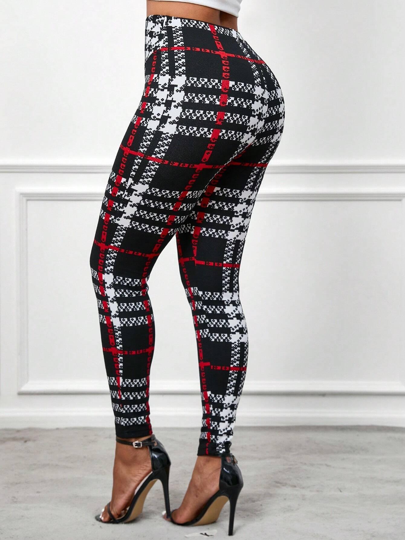 Plaid Leggings Chic Comfort Effortless Style - So Real Fashion