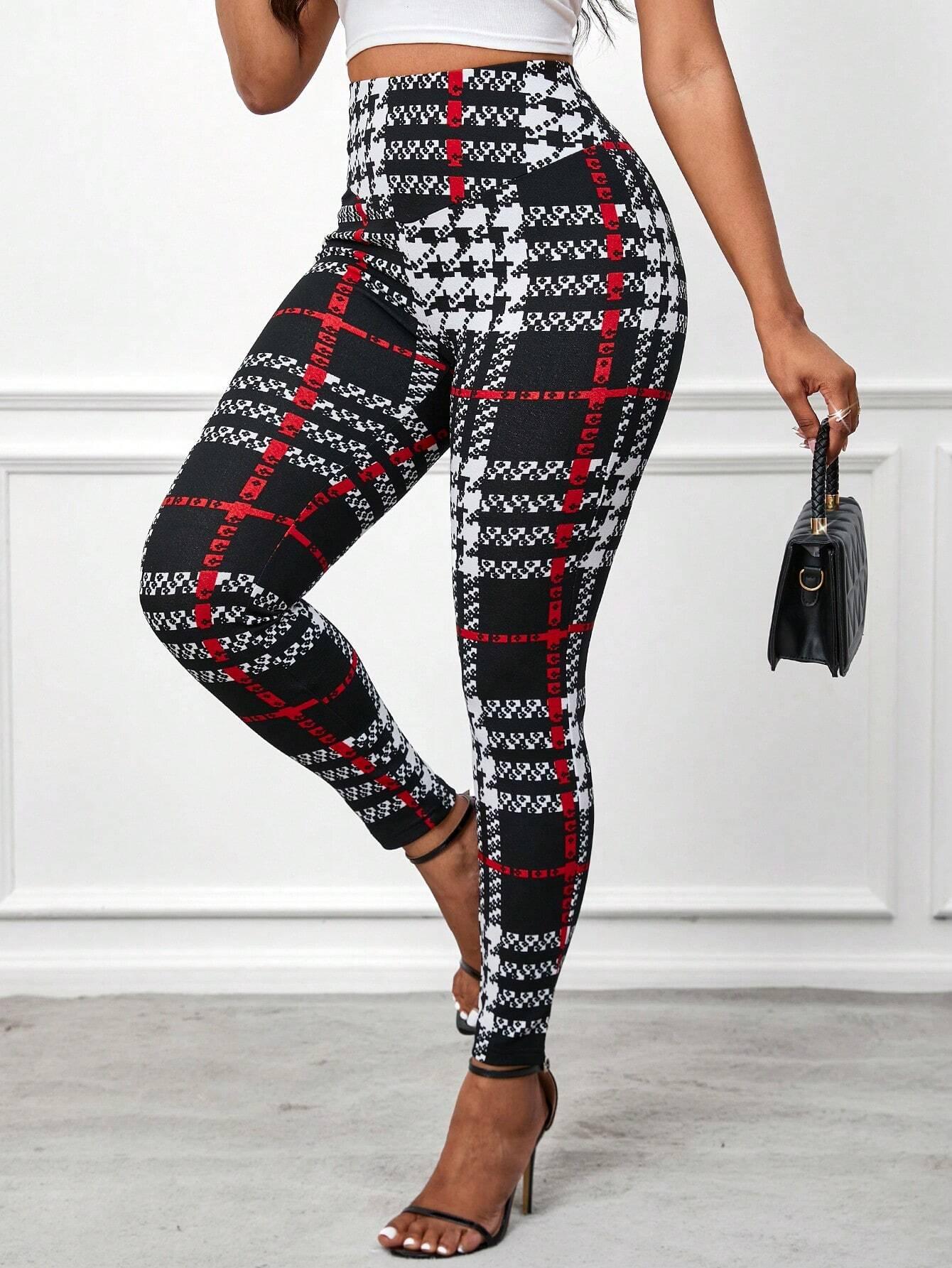 Plaid Leggings Chic Comfort Effortless Style - So Real Fashion