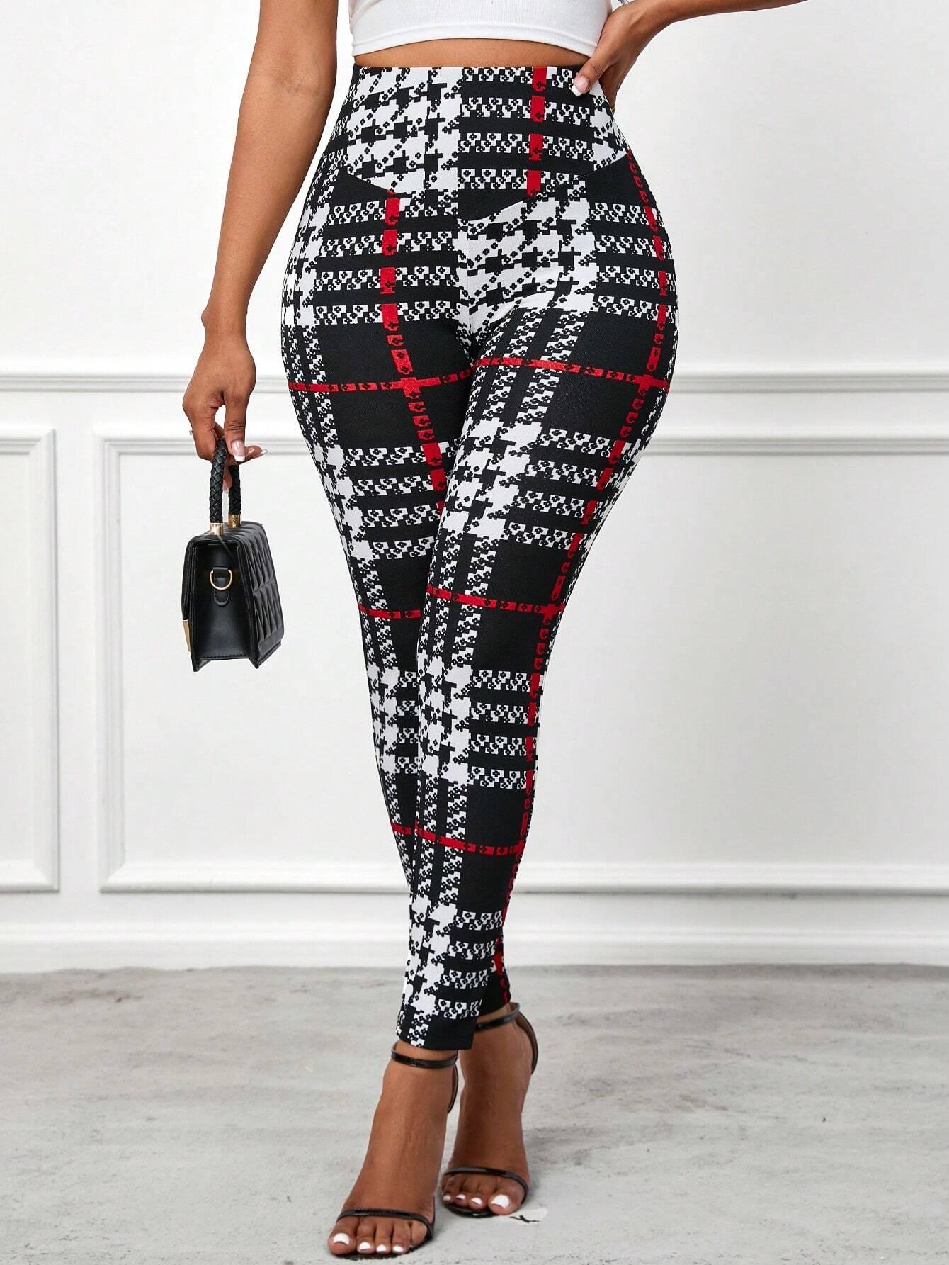 Plaid Leggings Chic Comfort Effortless Style - So Real Fashion