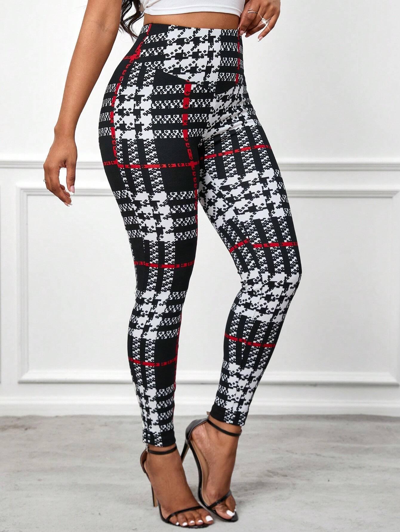 Plaid Leggings Chic Comfort Effortless Style - So Real Fashion