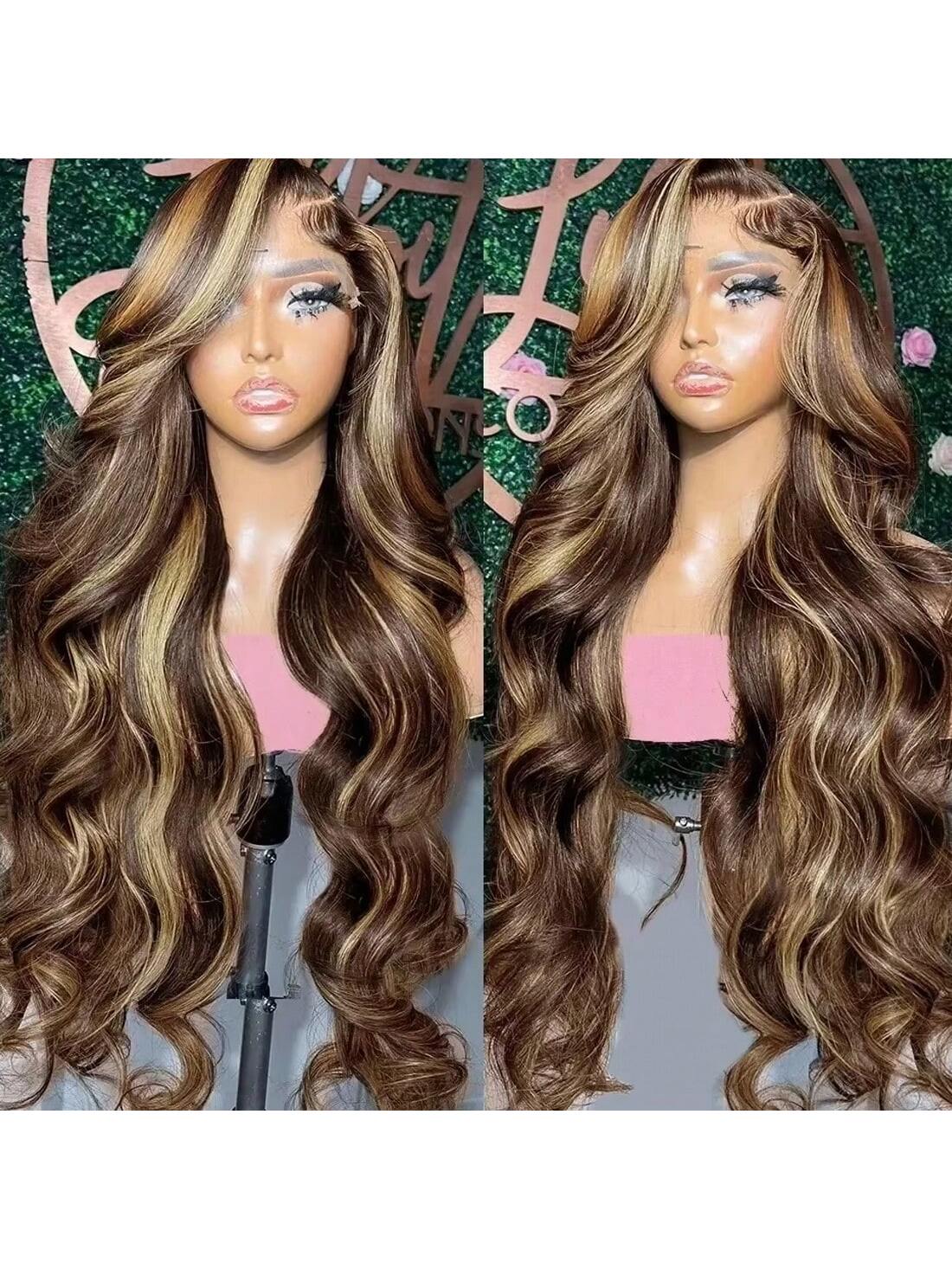 Blonde Burgundy Black Body Wave Lace Front Wig - So Real Fashion