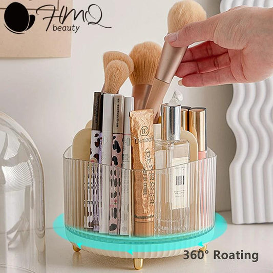 Rotating Makeup Organizer Space Style DustFree - So Real Fashion