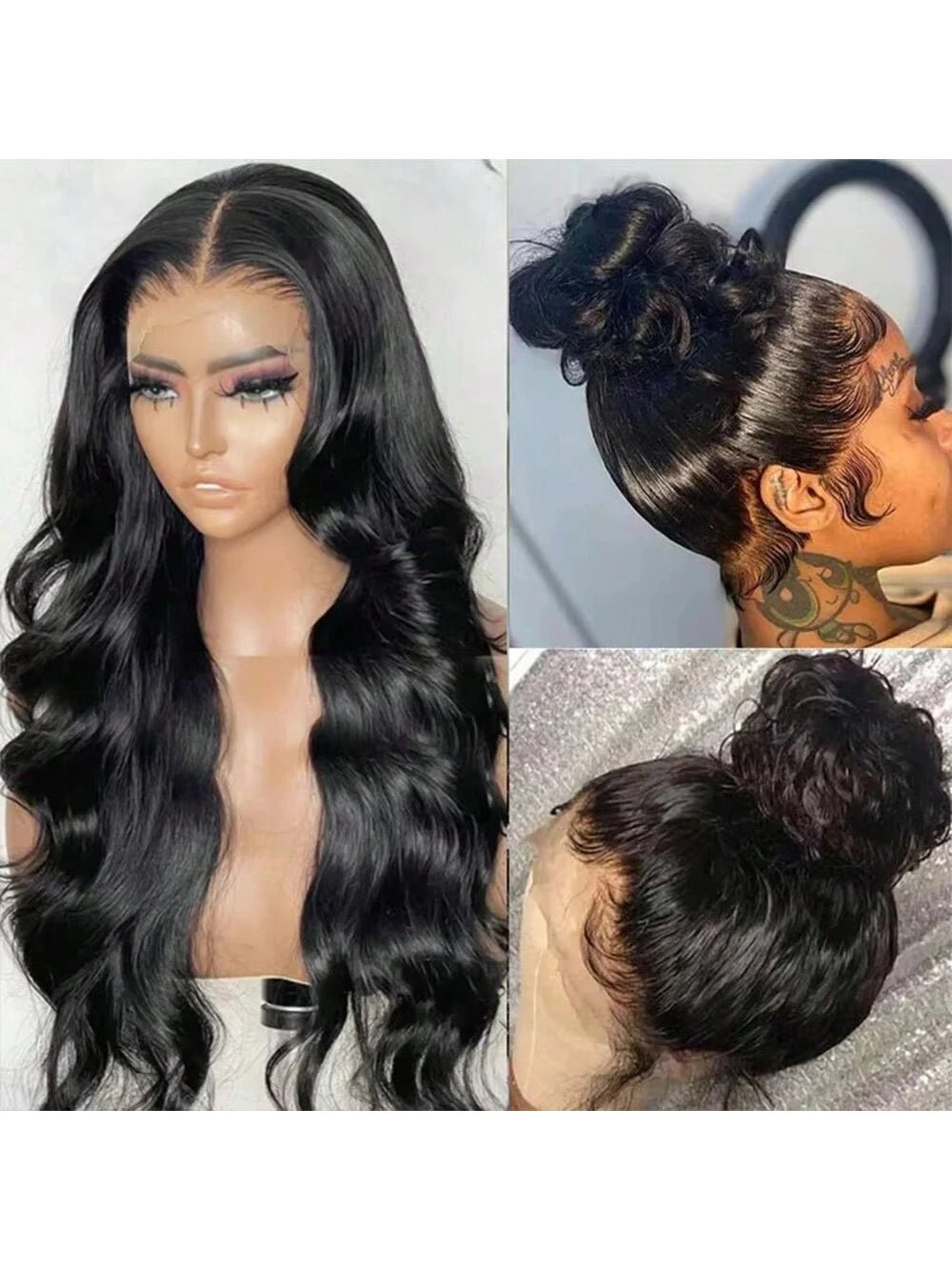 360 Body Wave Lace Front Wig Natural Versatile - So Real Fashion