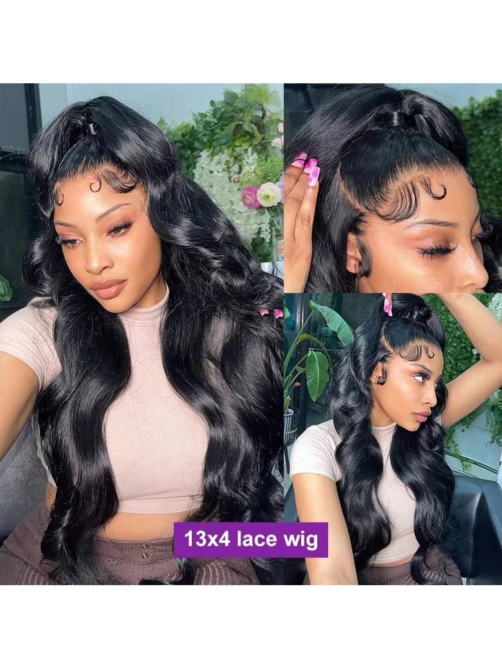 360 Body Wave Lace Front Wig Natural Versatile - So Real Fashion