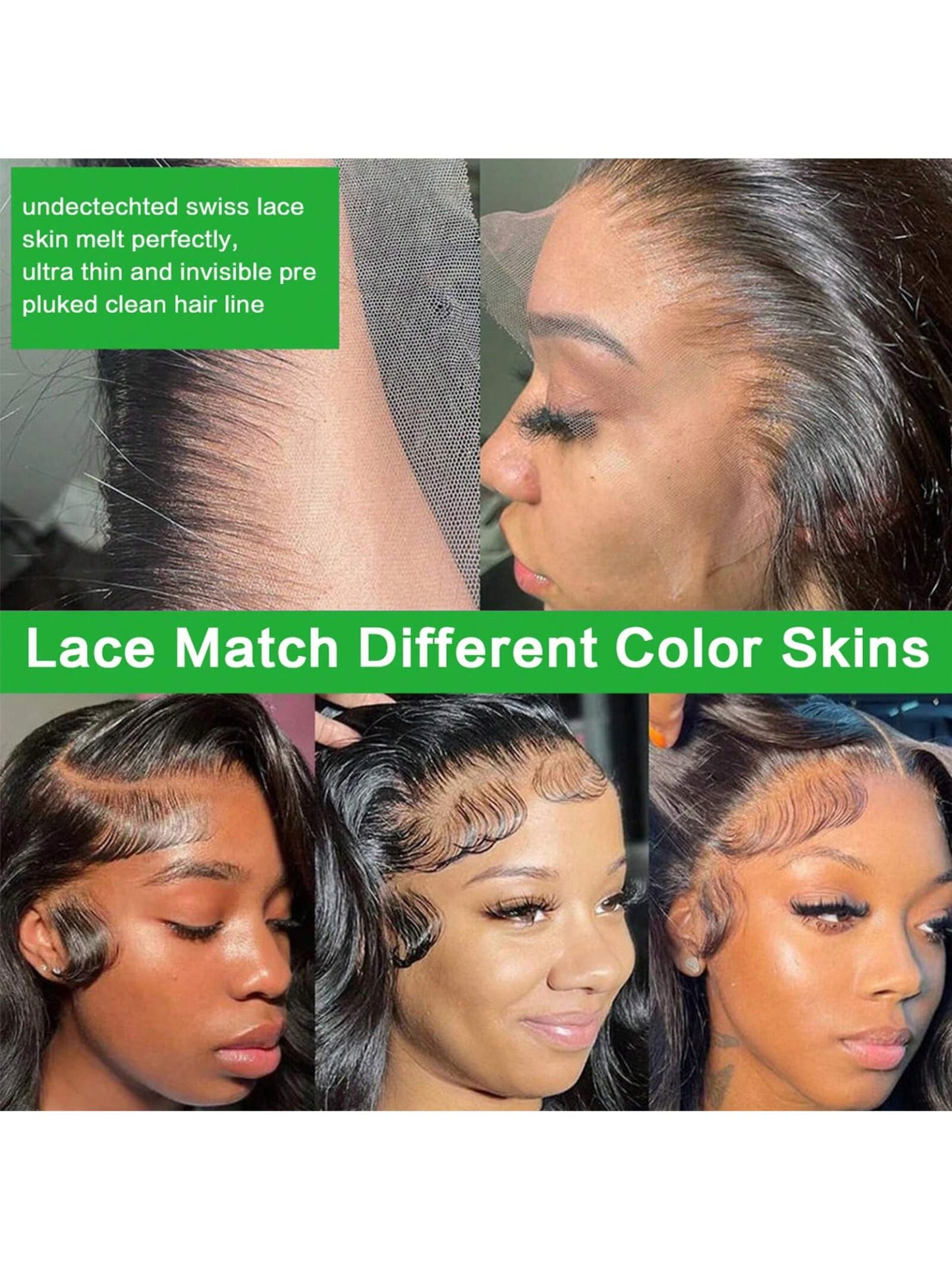 360 Lace Front Body Wave Brazilian Human Hair Wig - So Real Fashion