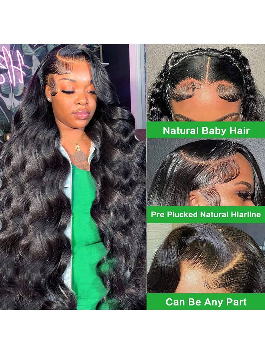 360 Lace Front Body Wave Brazilian Human Hair Wig - So Real Fashion