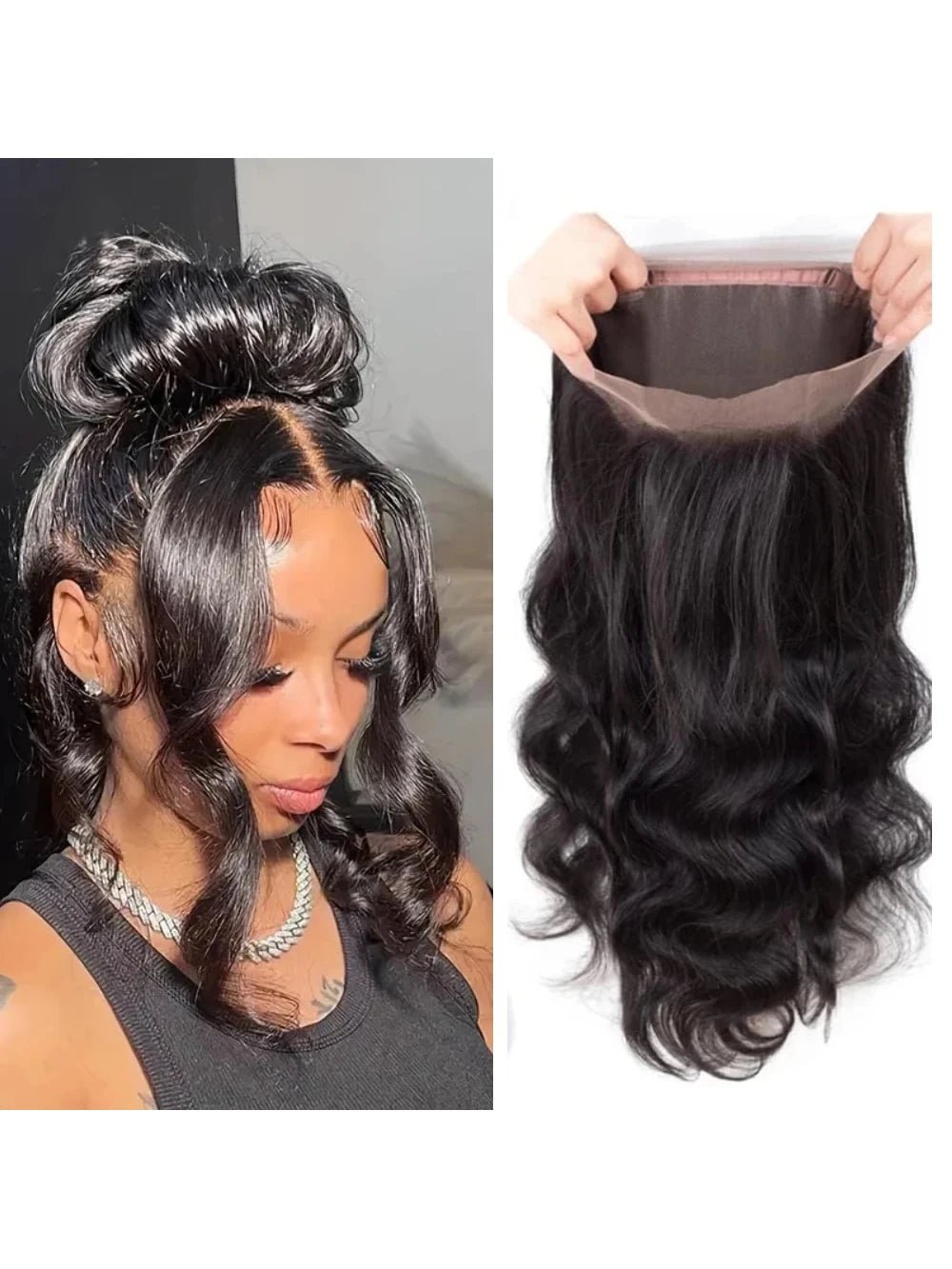 360 Lace Front Human Hair Wig Natural Fullness - So Real Fashion