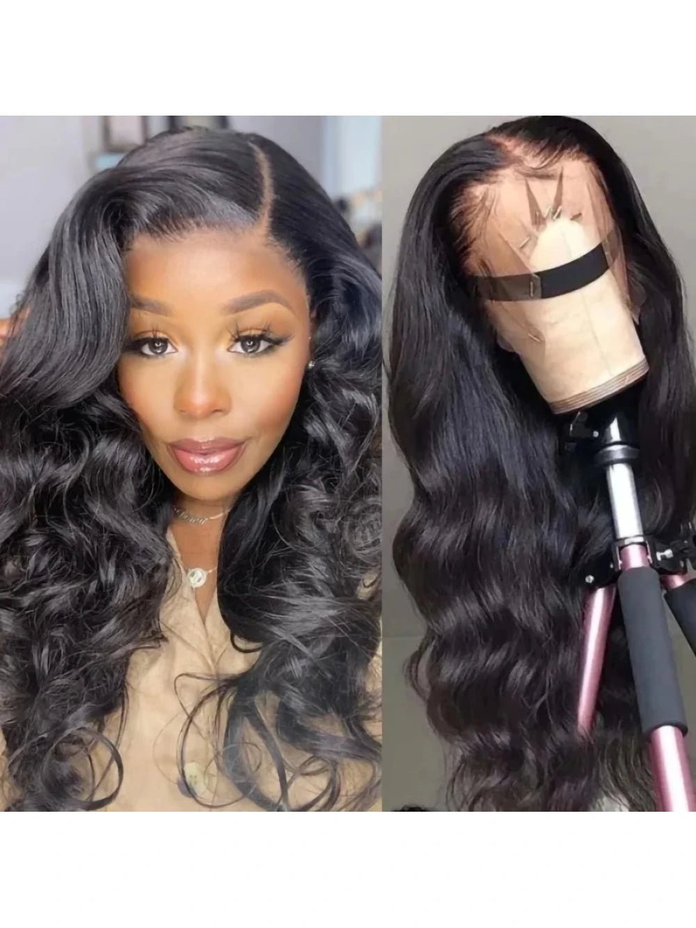 360 Lace Front Human Hair Wig Natural Fullness - So Real Fashion