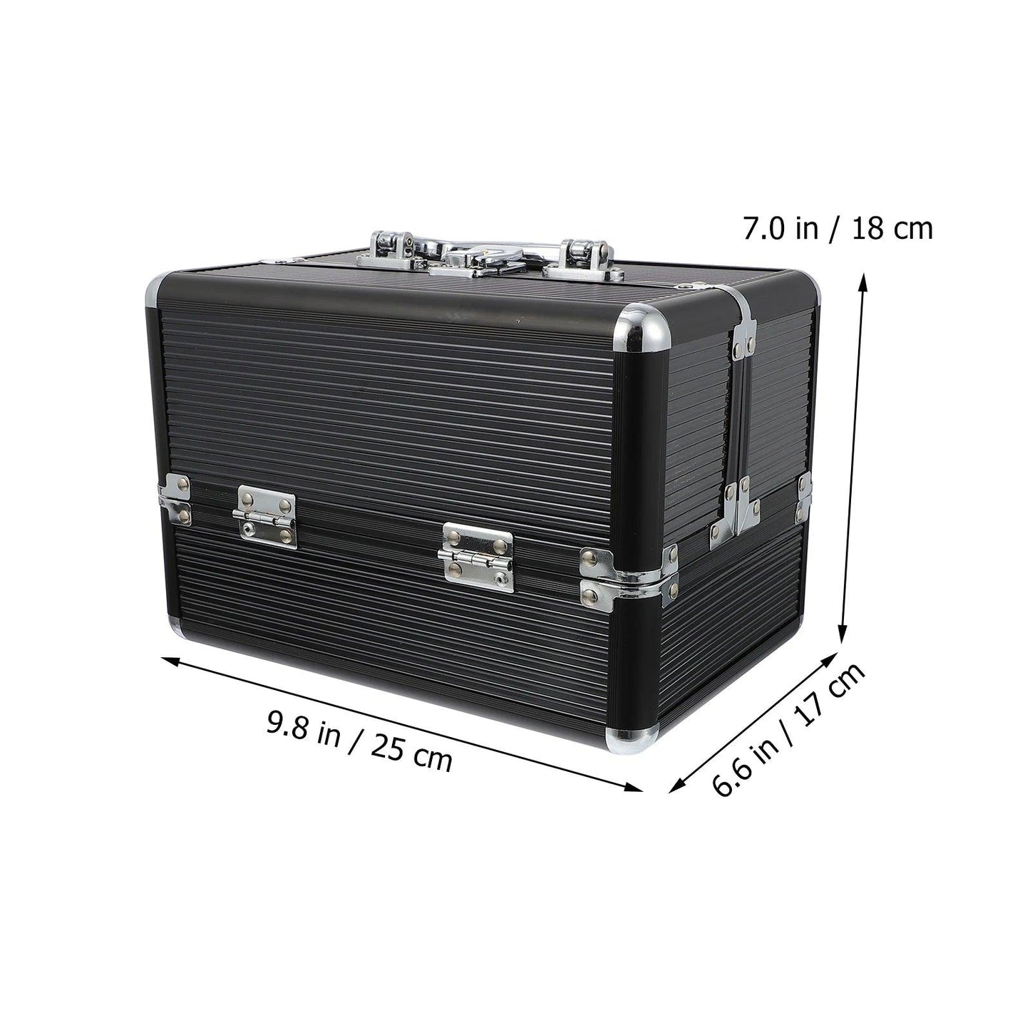 Aluminum Makeup Case Travel Waterproof and Chic - So Real Fashion