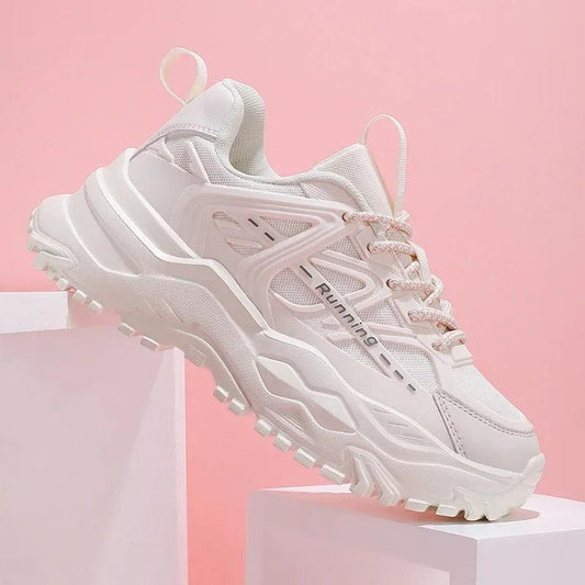 Chunky Mesh Sneakers Breathable Fashionable Outdoor Comfort - So Real Fashion