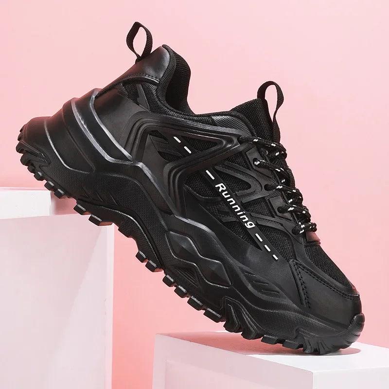 Chunky Mesh Sneakers Breathable Fashionable Outdoor Comfort - So Real Fashion