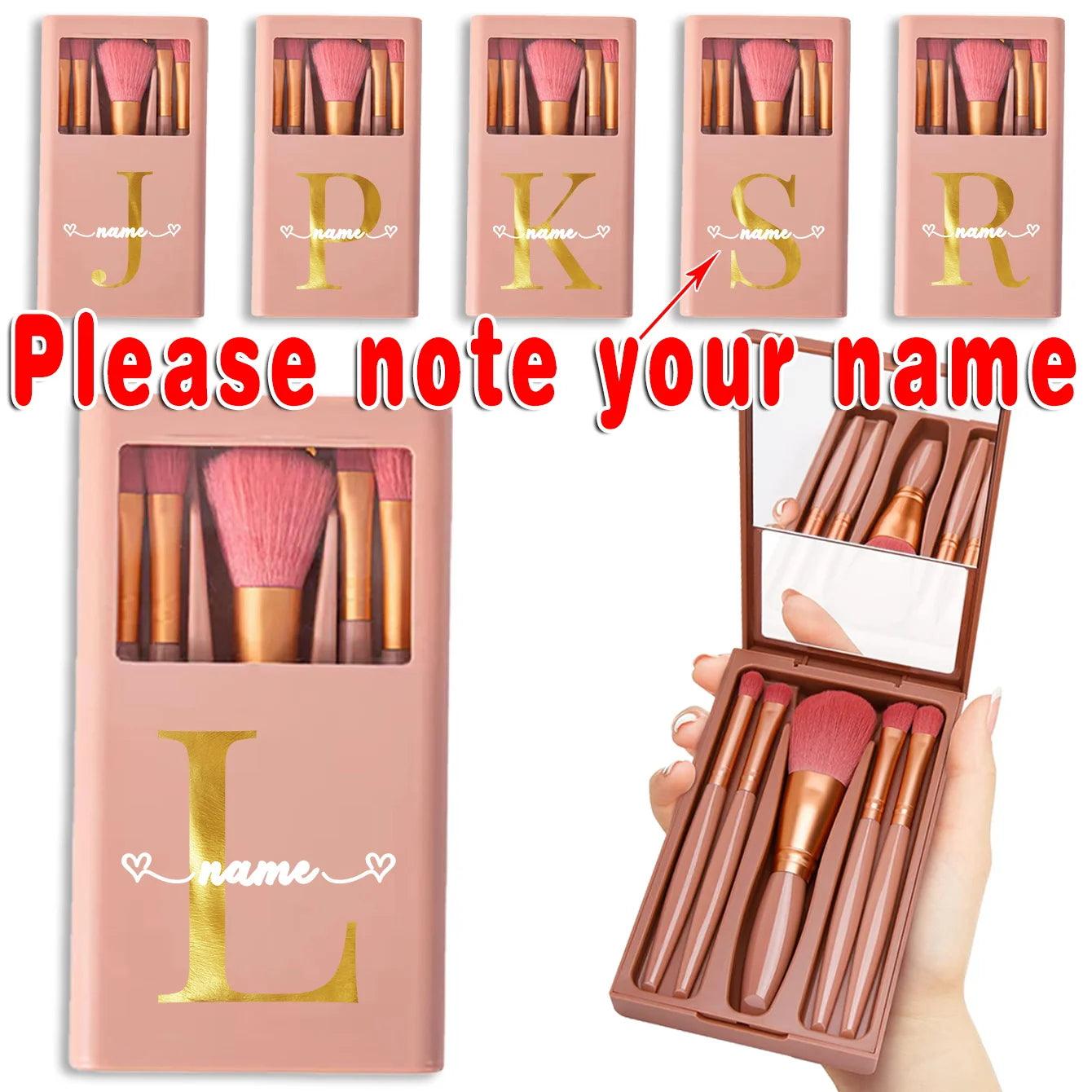 Makeup Brush Set Personalized Perfection Organized Beauty - So Real Fashion