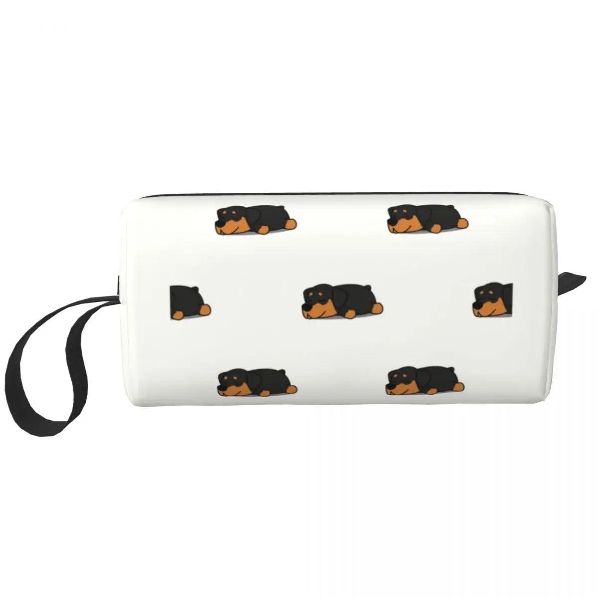 Rottweiler Travel Stylish Pet Toiletry and Beauty Bag - So Real Fashion