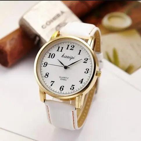 Luxury Brand High Quality Lovers Watches Quartz Casual Big Numerals Wrist Watch For Men Women Couple Relogio Feminino Masculino - So Real Fashion