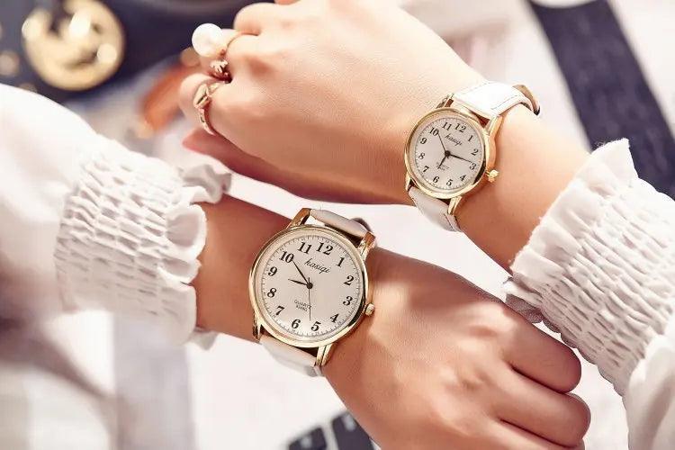 Luxury Brand High Quality Lovers Watches Quartz Casual Big Numerals Wrist Watch For Men Women Couple Relogio Feminino Masculino - So Real Fashion