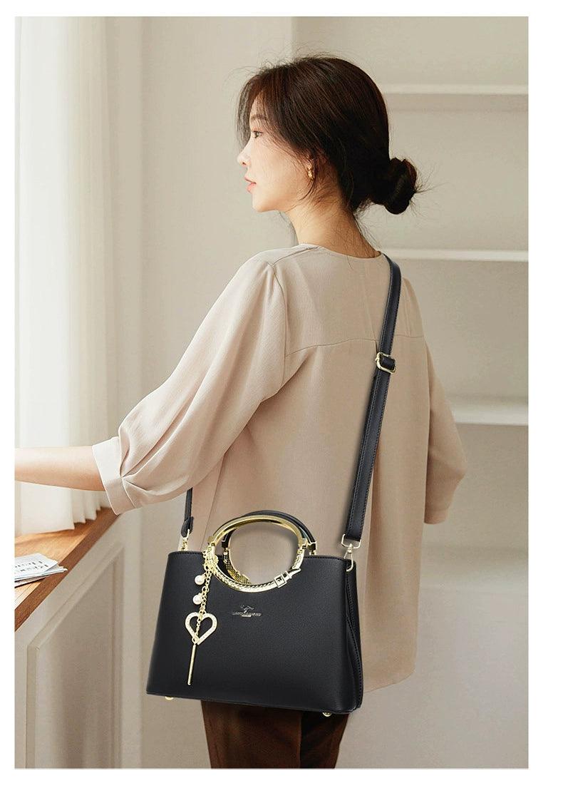 Fashion Shoulder Large Capacity Genuine Leather Ladies Bag - So Real Fashion