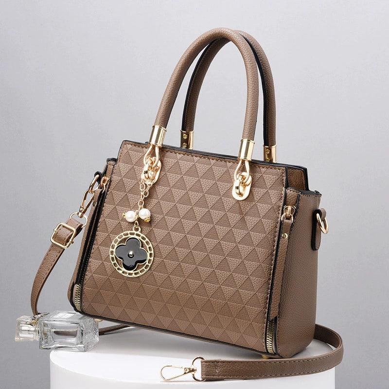 Kangaroo Genuine Goods Genuine Leather Fashion Generous One-Shoulder Handbag - So Real Fashion