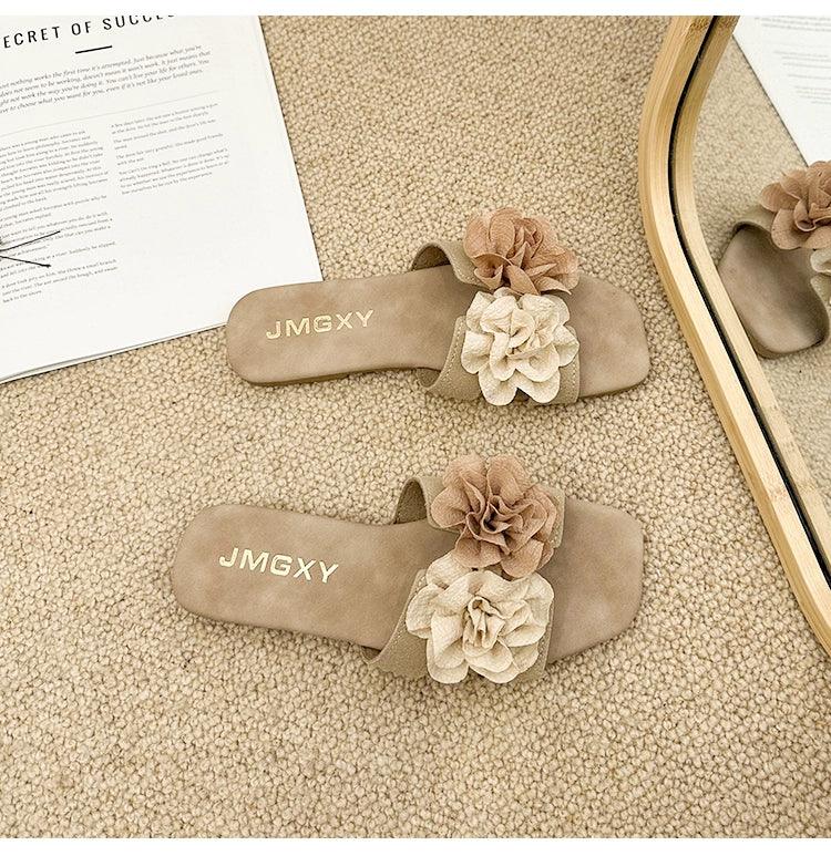 Mary Jane Flats Niche Style Casual Beach Slippers - So Real Fashion