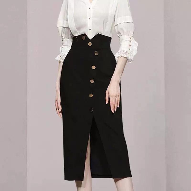 Classy Western Style Fashion Professional Suit Skirt Female 2024 Spring New Arrival Elegant Fashion Commuter Ol Women's Clothing Two-piece Set - So Real Fashion