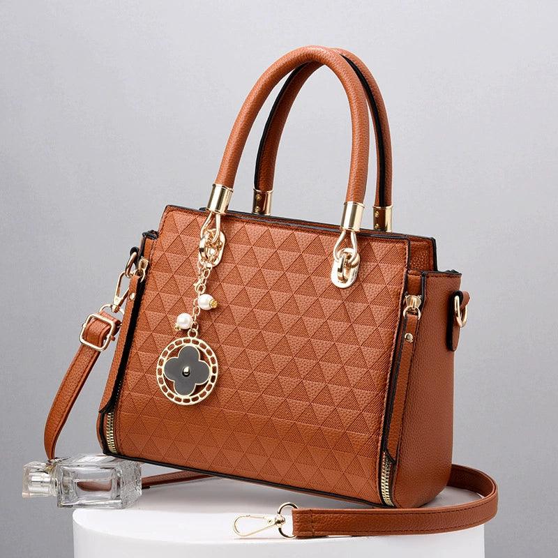 Kangaroo Genuine Goods Genuine Leather Fashion Generous One-Shoulder Handbag - So Real Fashion