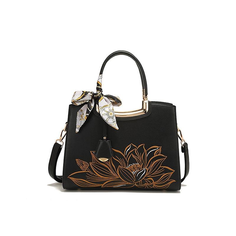 Classy Sentong Qin Elegant Middle-Aged Women's Handbag - So Real Fashion