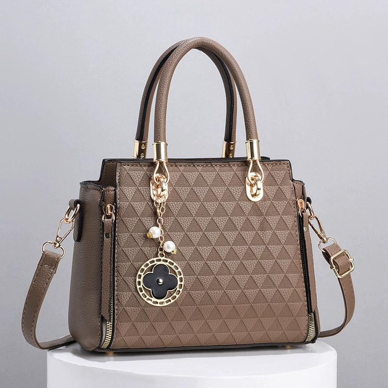 Kangaroo Genuine Goods Genuine Leather Fashion Generous One-Shoulder Handbag - So Real Fashion