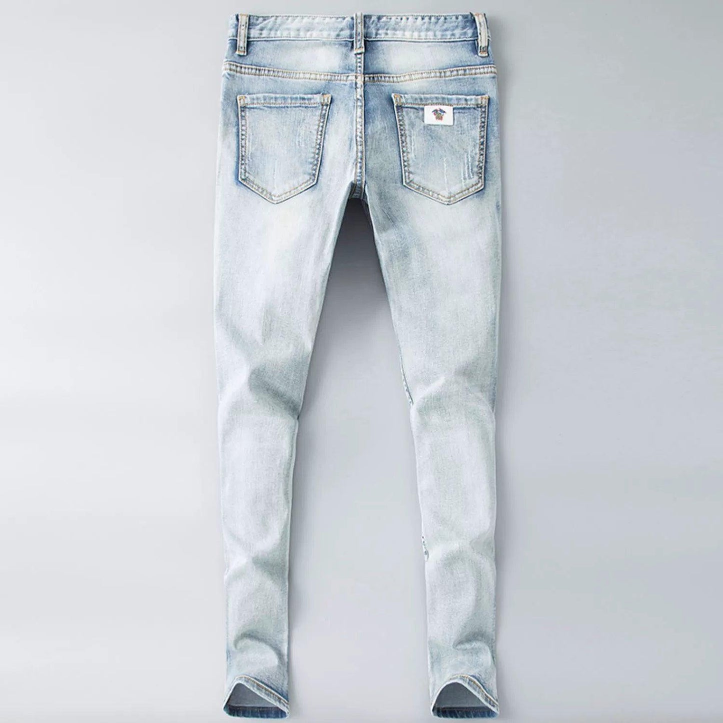 Trendy European Goods All Year Round Skinny Jeans Handsome Men Denim - So Real Fashion