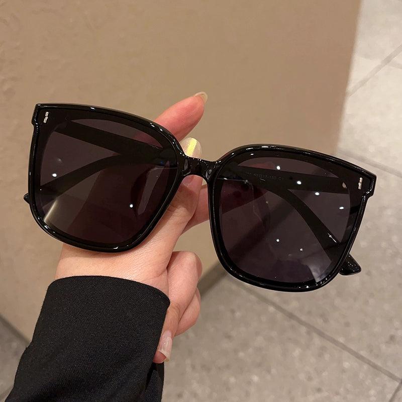 Big Face Women's Fancy Ins Slim Looking Summer Sunglasses - So Real Fashion