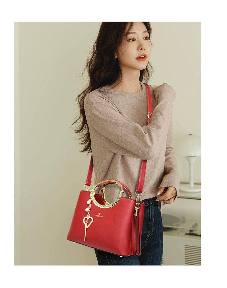 Fashion Shoulder Large Capacity Genuine Leather Ladies Bag - So Real Fashion