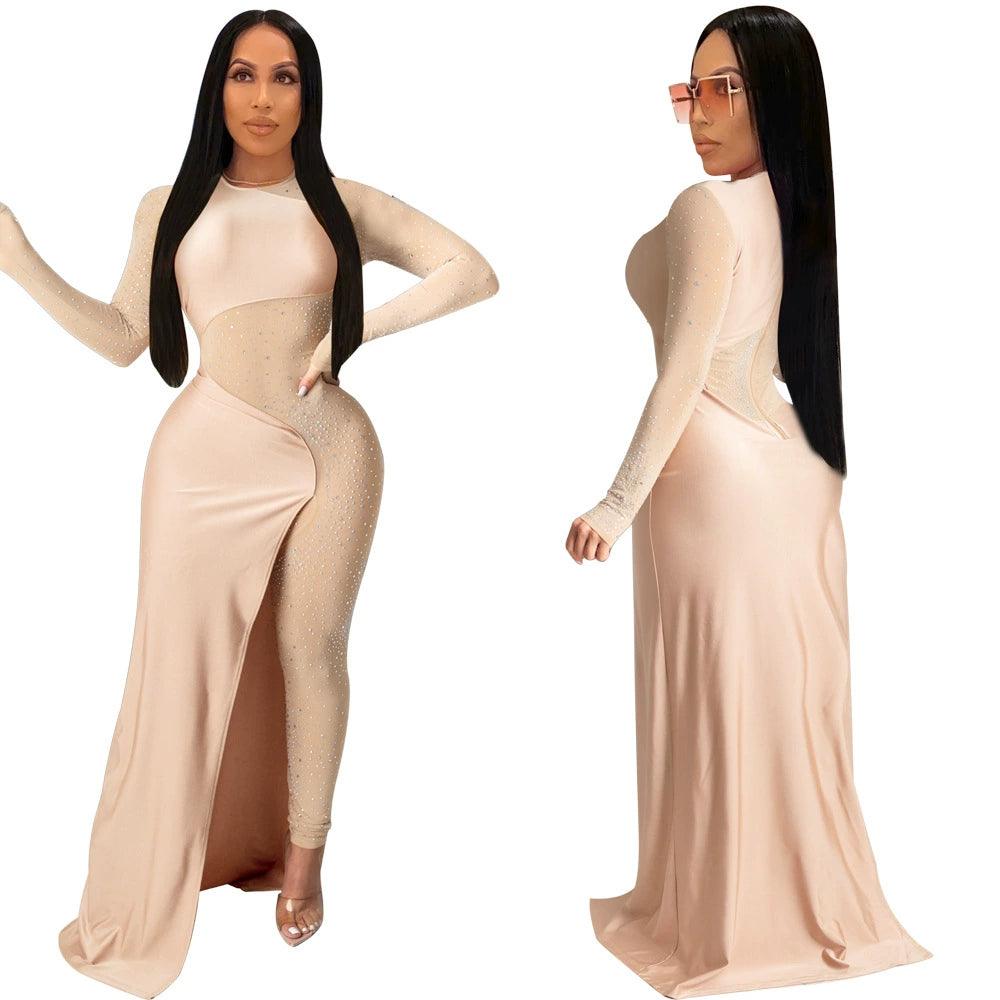 European and American WOMEN'S Long-sleeve Jumpsuit Ladies - So Real Fashion