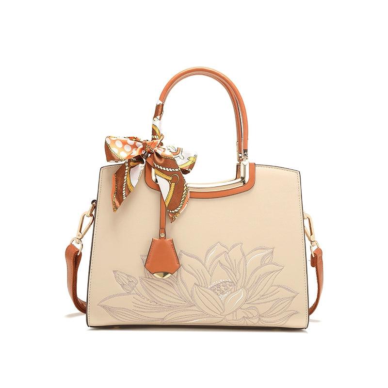 Classy Sentong Qin Elegant Middle-Aged Women's Handbag - So Real Fashion