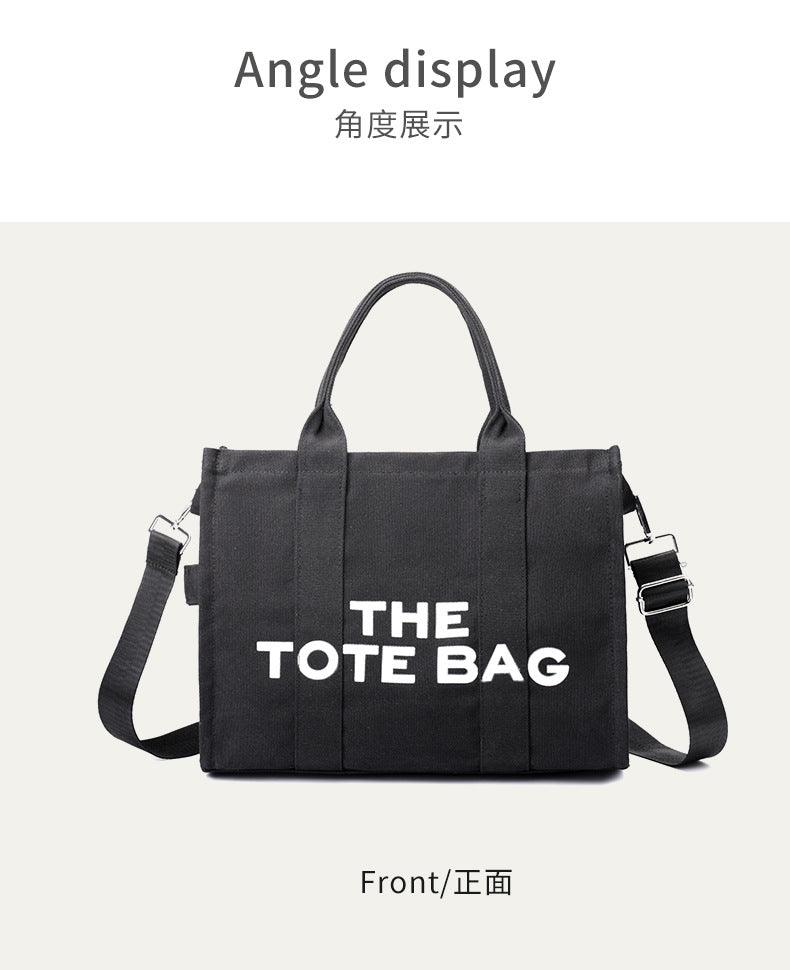 The Woven Medium Tote Bag Canvas Tote Bag Waterproof Nylon Multi Pocket Shoulder Bags - So Real Fashion