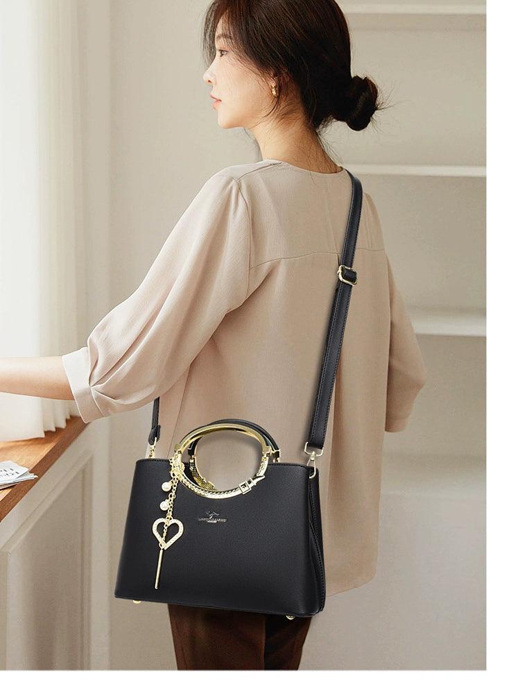 Fashion Shoulder Large Capacity Genuine Leather Ladies Bag - So Real Fashion