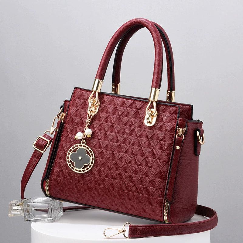 Kangaroo Genuine Goods Genuine Leather Fashion Generous One-Shoulder Handbag - So Real Fashion