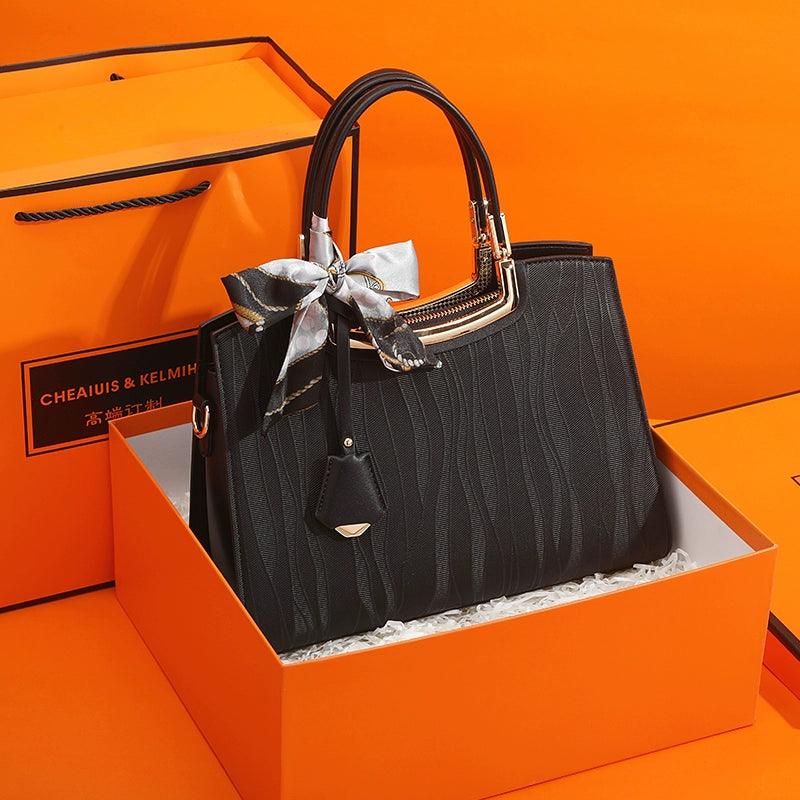 Classy Sentong Qin Elegant Middle-Aged Women's Handbag - So Real Fashion