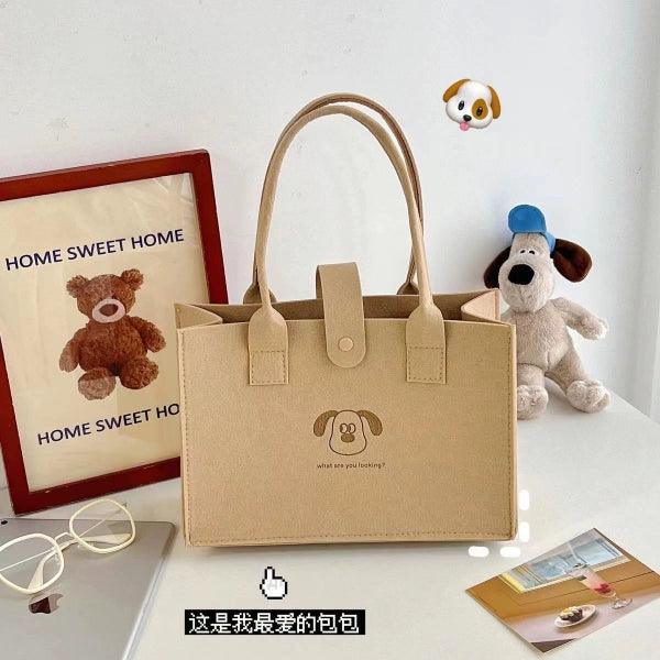 Felt Bag Work Handbag New Arrival Classy Fashion Computer Bag Student Handbag Lunch Box Lunch Box Bag - So Real Fashion