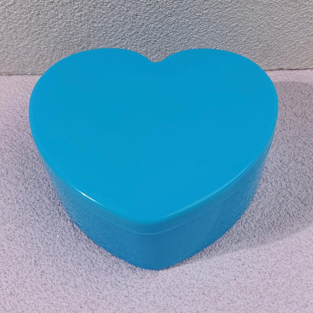 Clamshell Heart Student Small Items Barrettes Storage Box - So Real Fashion