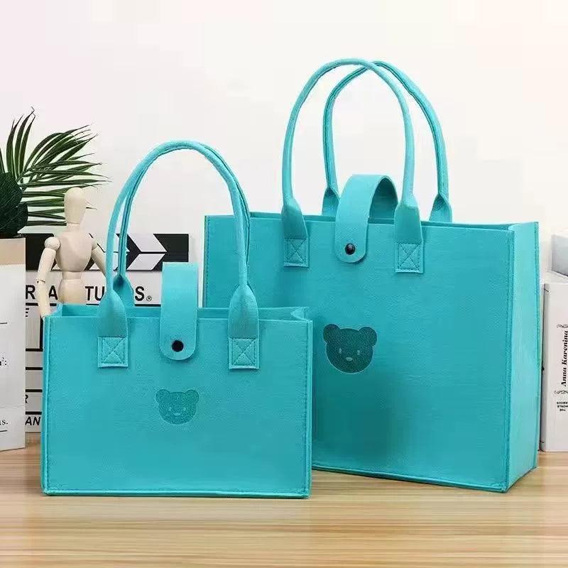 Felt Bag Work Handbag New Arrival Classy Fashion Computer Bag Student Handbag Lunch Box Lunch Box Bag - So Real Fashion