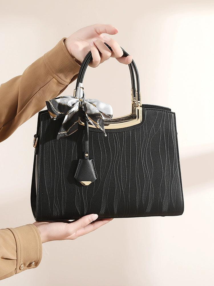 Classy Sentong Qin Elegant Middle-Aged Women's Handbag - So Real Fashion