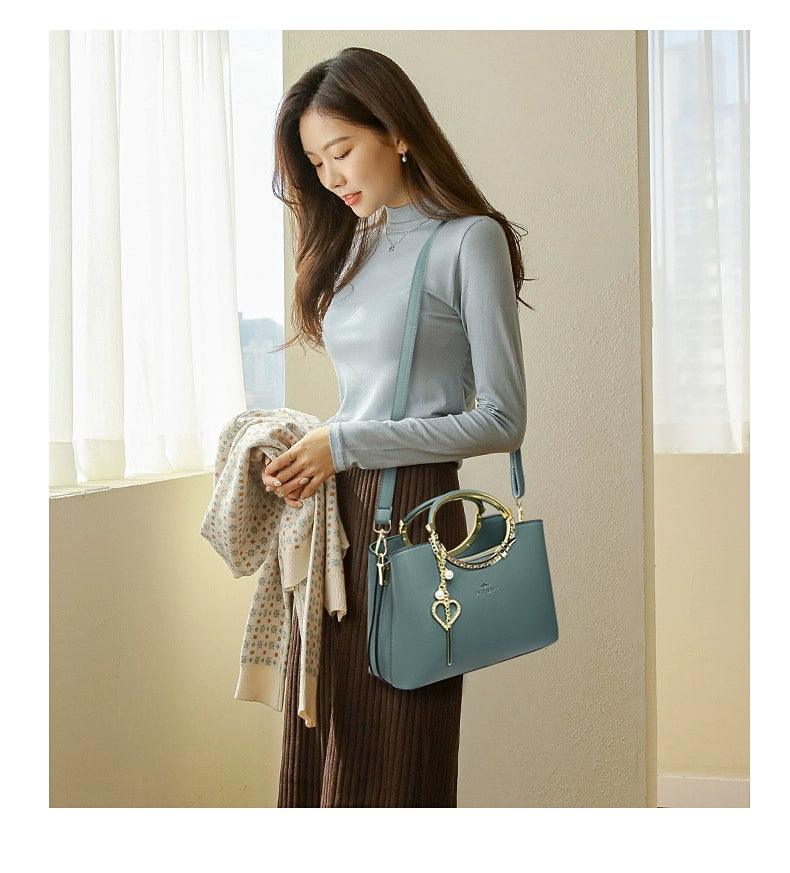 Fashion Shoulder Large Capacity Genuine Leather Ladies Bag - So Real Fashion