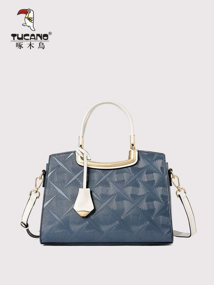 Woodpecker Leather Bag Female 2024 New Arrival Shoulder Crossbody to Give Mom Elegant Accessible Luxury Textured Handbag Work Clothing - So Real Fashion