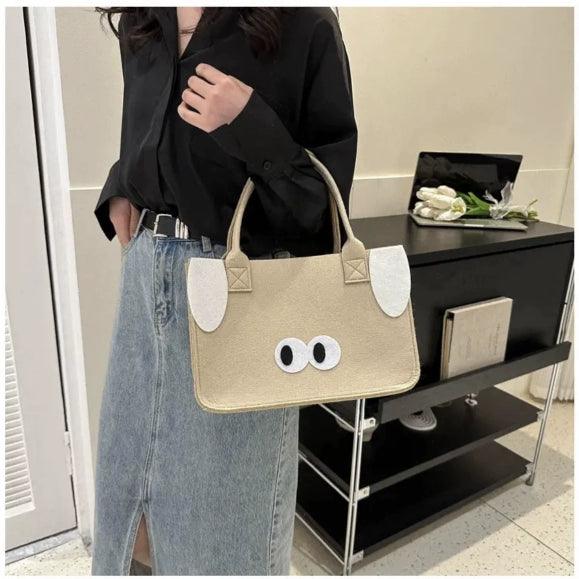 Felt Bag Work Handbag New Arrival Classy Fashion Computer Bag Student Handbag Lunch Box Lunch Box Bag - So Real Fashion