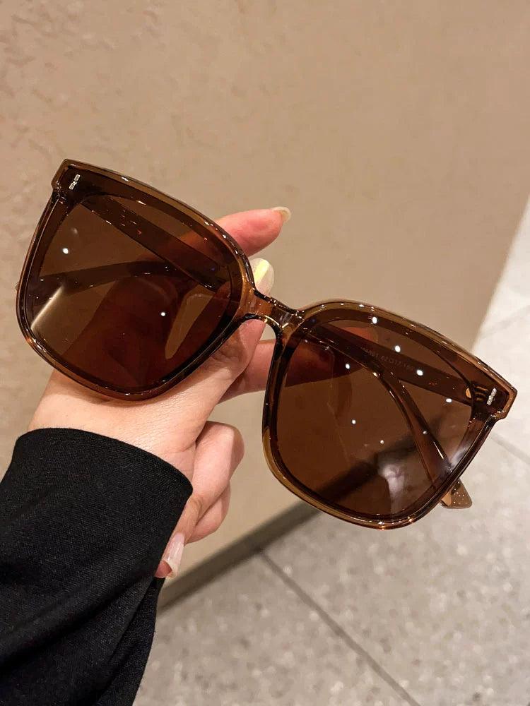 Big Face Women's Fancy Ins Slim Looking Summer Sunglasses - So Real Fashion