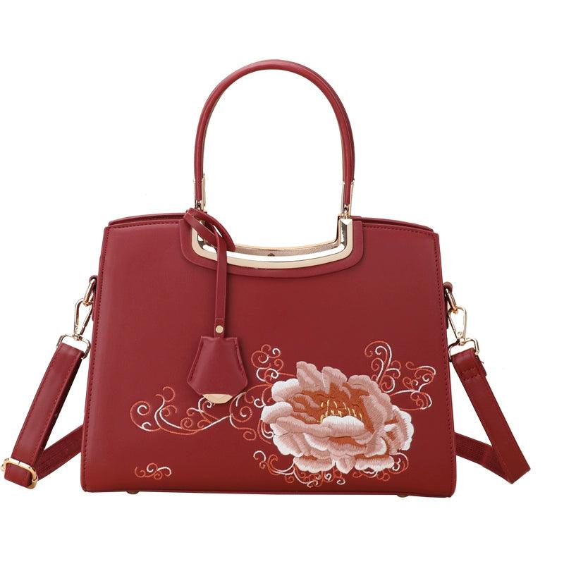 Classy Sentong Qin Elegant Middle-Aged Women's Handbag - So Real Fashion