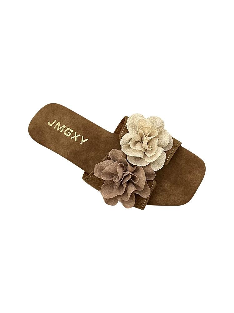 Mary Jane Flats Niche Style Casual Beach Slippers - So Real Fashion