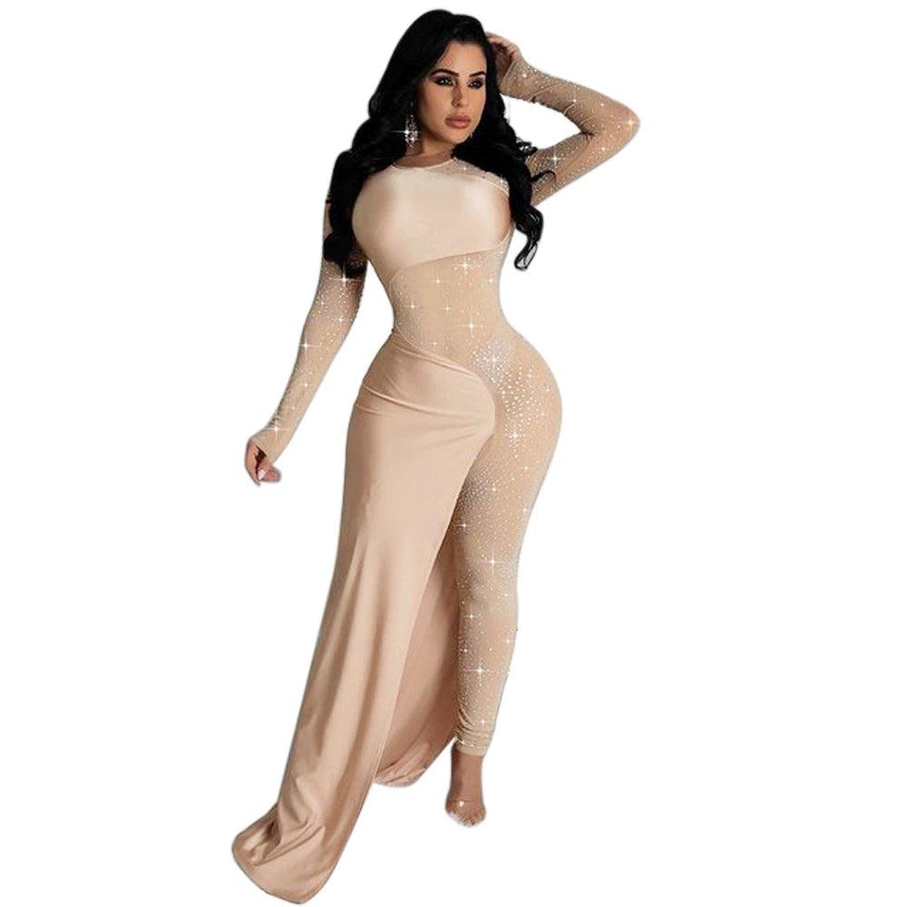 European and American WOMEN'S Long-sleeve Jumpsuit Ladies - So Real Fashion