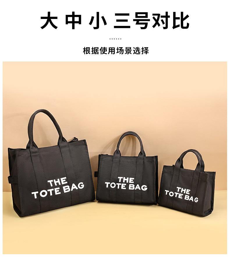 The Woven Medium Tote Bag Canvas Tote Bag Waterproof Nylon Multi Pocket Shoulder Bags - So Real Fashion