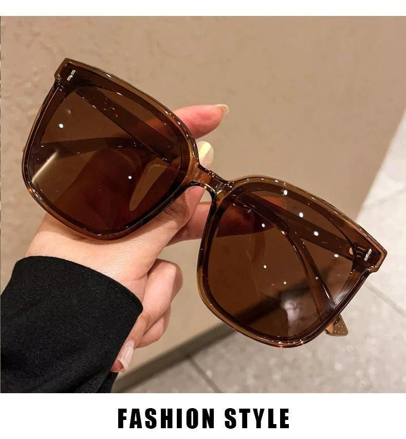 Big Face Women's Fancy Ins Slim Looking Summer Sunglasses - So Real Fashion